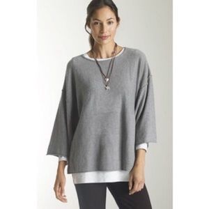 Purejill Gray Kimono Sweater